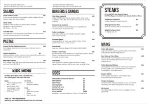 Menu | The Alexander Bar & Bistro